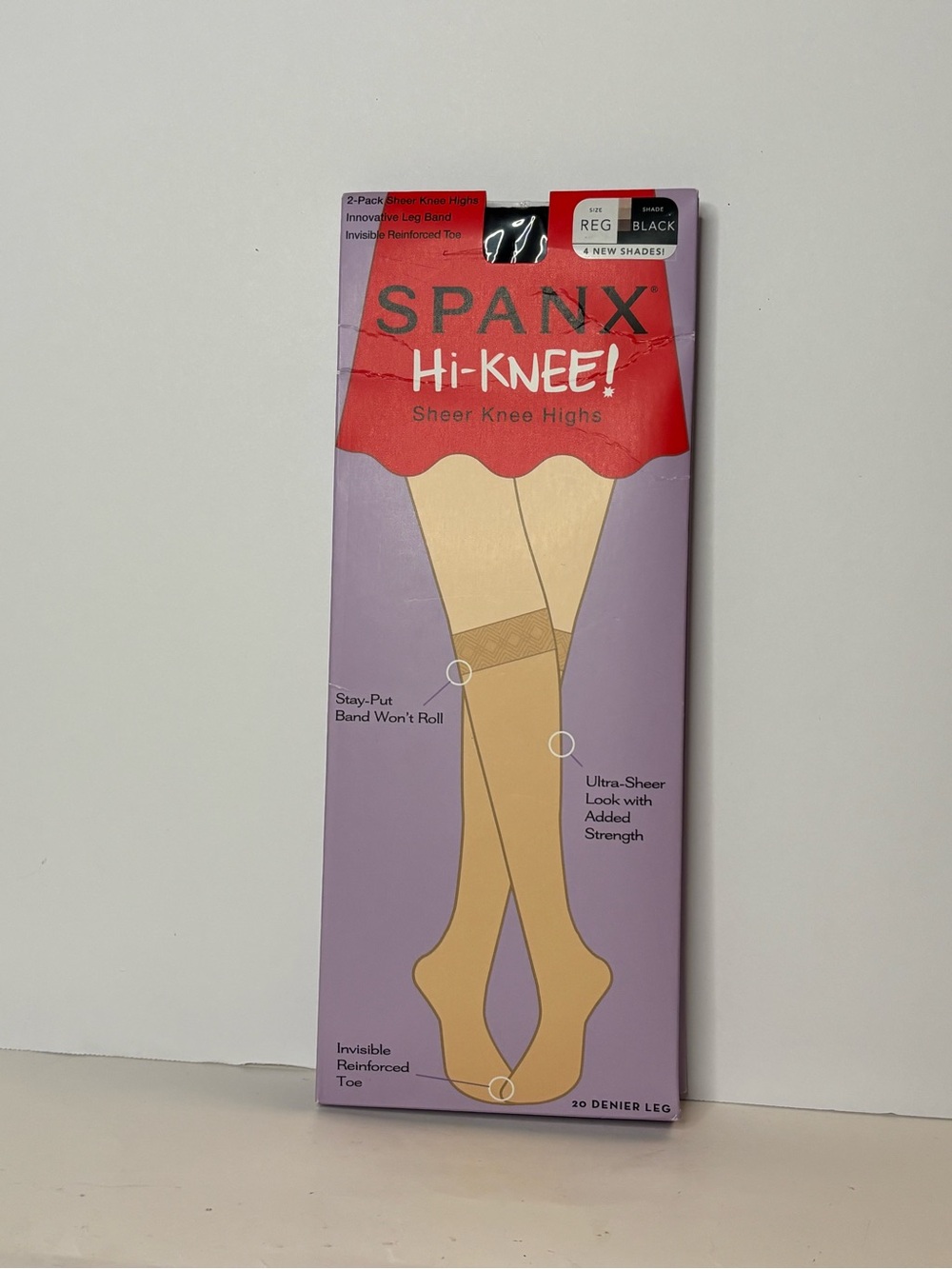 SPANX Hi-Knee! Sheer Knee Highs - Black